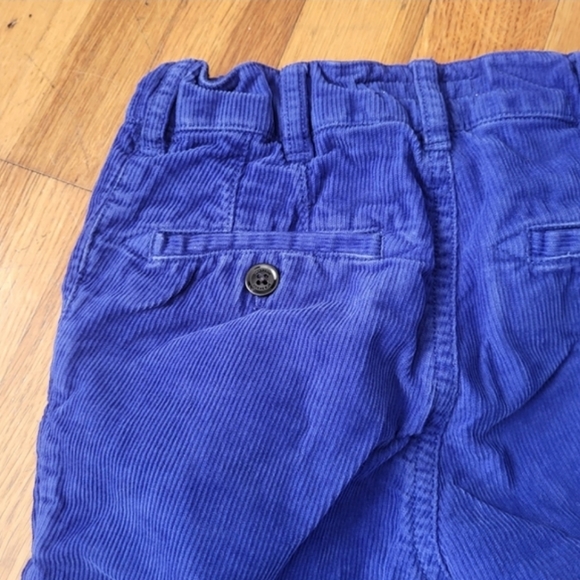 Burberry Children Boys Corduroy Blue Cotton Elastic Adjustable Waist Pants 6Y - Picture 3 of 11